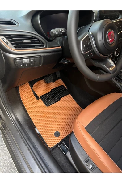 FLOORX Fiat Egea Cross Uyumlu Araca Özel Akıllı Oto Paspas
