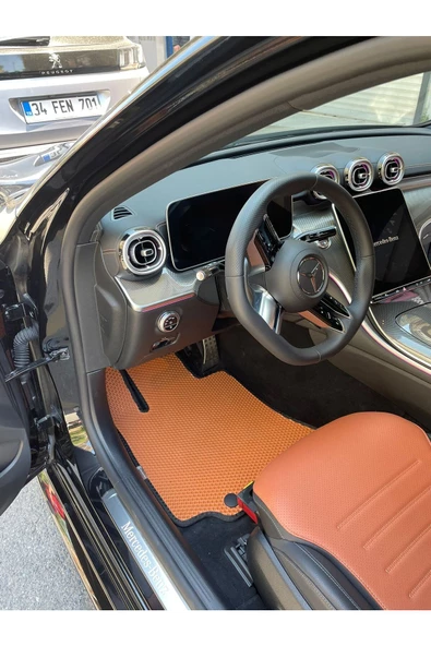 FLOORX Mercedes Cls W-218 2011-2017 Uyumlu Araca Özel Yeni Nesil Akıllı Oto Paspas