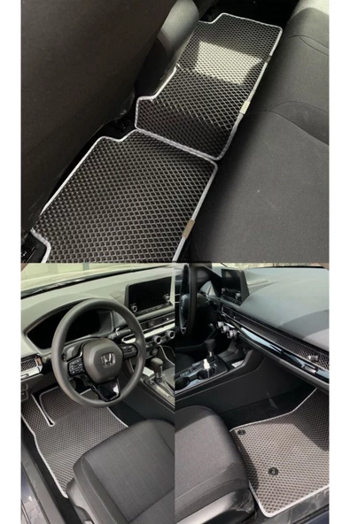FLOORX Honda Civic Fb7 2012-2015 Uyumlu Araca Özel Akıllı Oto Paspas