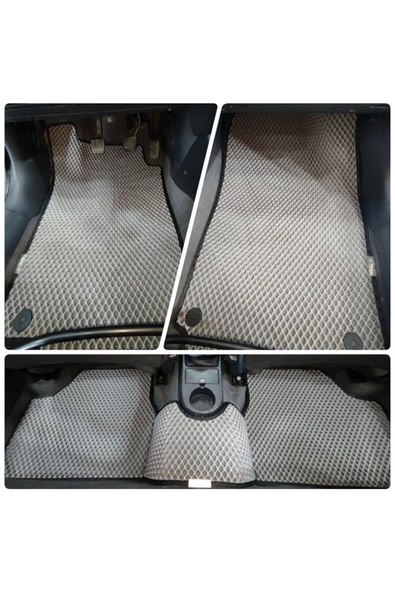 FLOORX Opel Corsa D 2006-2014 Uyumlu Araca Özel Akıllı Oto Paspas