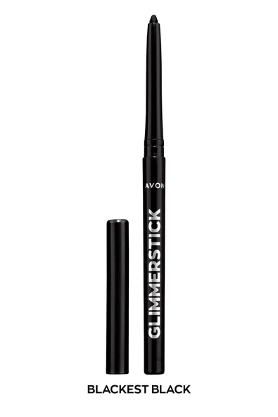 AVON Glimmerstick Asansörlü Göz Kalemi - Blackest Black - 6