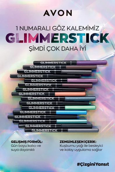 AVON Glimmerstick Asansörlü Göz Kalemi - Bronze - 5