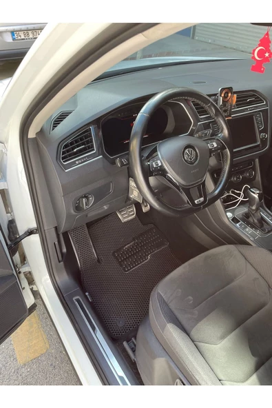 FLOORX Volkswagen Amarok 2023-sonrası Uyumlu Araca Özel Akıllı Oto Paspas