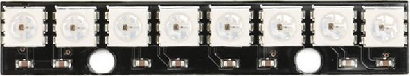 8 Bit NeoPixel WS2812B 5050 Rgb Led Modül  8’li 5050 Adreslenebil - Resim 5