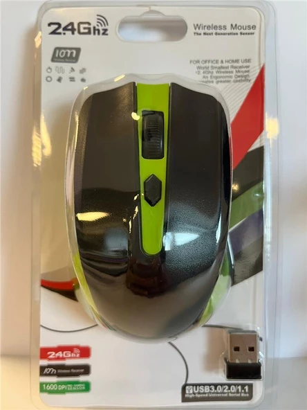 Elba Yeşil 2.4Ghz Kablosuz Mouse ürün görseli