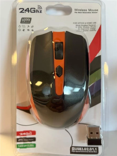 Elba Turuncu 2.4Ghz Kablosuz Mouse