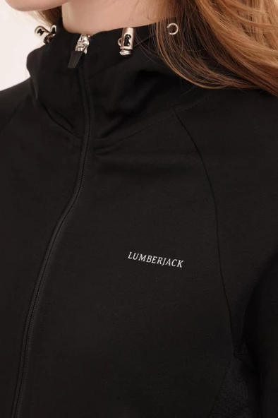 Lumberjack WL MILA 18CT321  4PR Kadın Eşofman Üstü Siyah XS-XL - 4