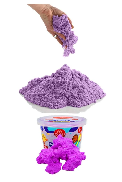 Esnek Oyun Kumu 30 gr 1 Paket Canlı Renkler Bubu Oyun Kumu Esnek Kum Hamuru Uzun Süre Kullanım - 2