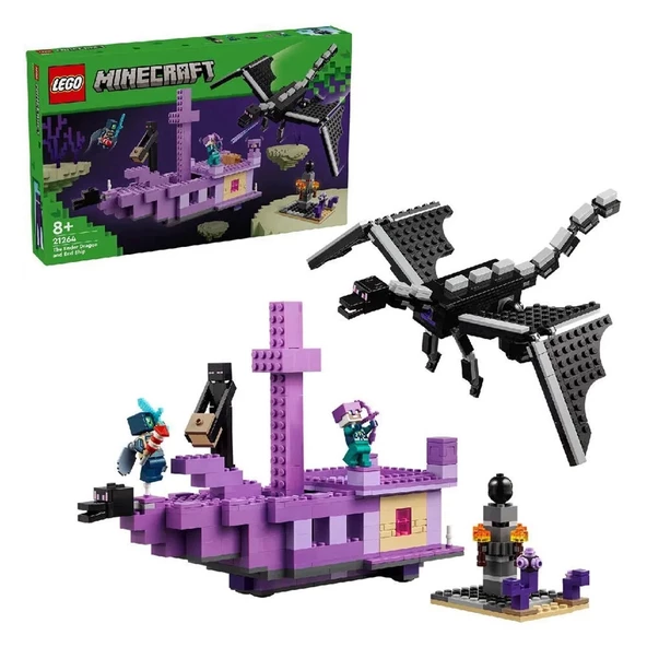 LEGO Minecraft Ender Ejderhası ve End Gemisi 21264