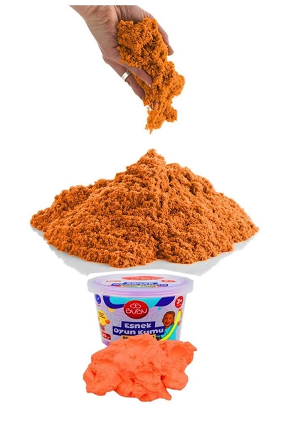Esnek Oyun Kumu 30 gr 1 Paket Canlı Renkler Bubu Oyun Kumu Esnek Kum Hamuru Uzun Süre Kullanım - 4