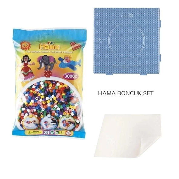 HAMA MİDİ BONCUK SET 3 LÜ