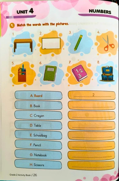 2.Sınıf İngilizce Destekli Komple Eğitim Seti - 12 Kitap - 1566 Sayfa - 4