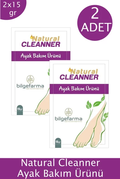 Natural Cleanner Ayak Bakım Ürünü 15gr 2 ADET