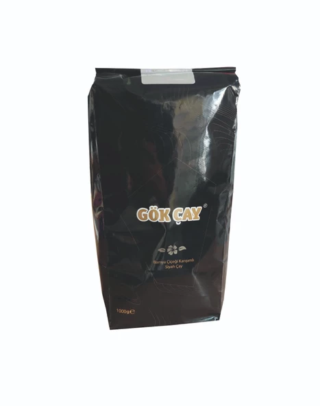 GÖK ÇAY BAMYA ÇİÇEĞİ KARIŞIMLI SİYAH ÇAY 1000 GR