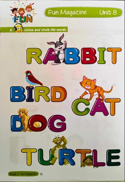 2.Sınıf İngilizce Destekli Komple Eğitim Seti - 12 Kitap - 1566 Sayfa - 5