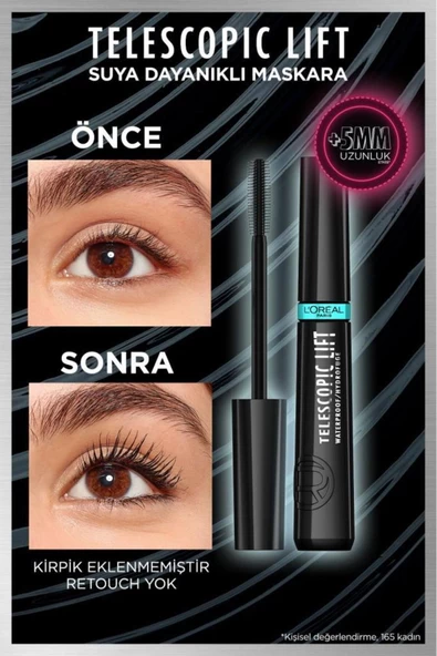 L'Oreal Paris Telescopic Lift Suya Dayanıklı Maskara - 4