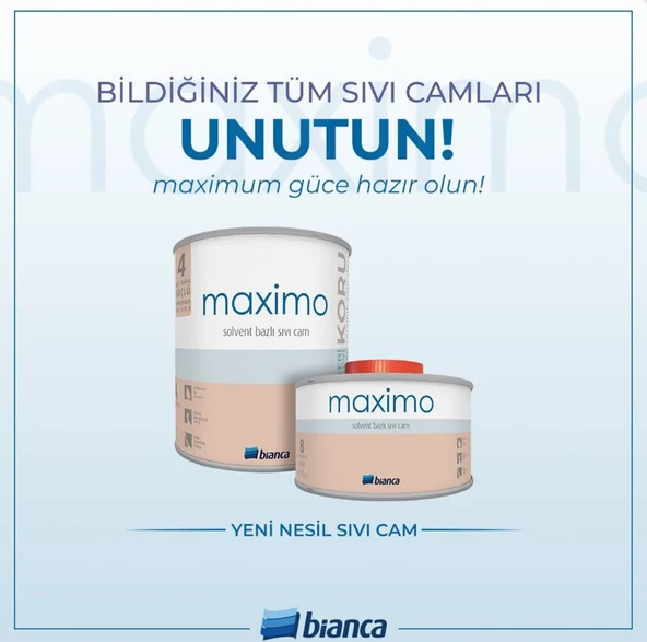 Maximo - Solvent Bazlı Sıvı Cam Parlak - 2