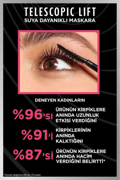 L'Oreal Paris Telescopic Lift Suya Dayanıklı Maskara - 3