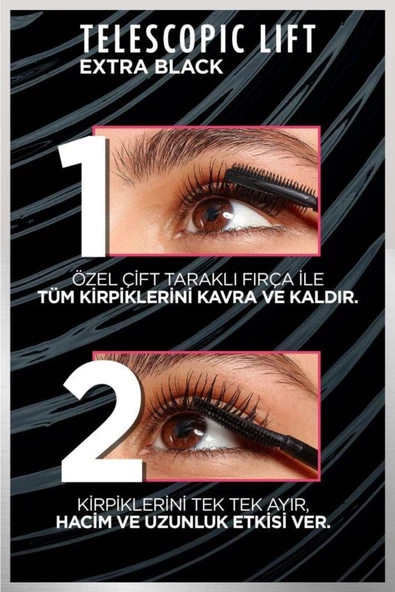 L'Oreal Paris Telescopic Lift Extra Black Maskara - 4