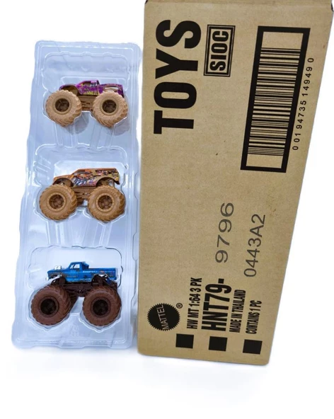 Hot Wheels Monster Trucks 3 lü Paket HNT79 - 4