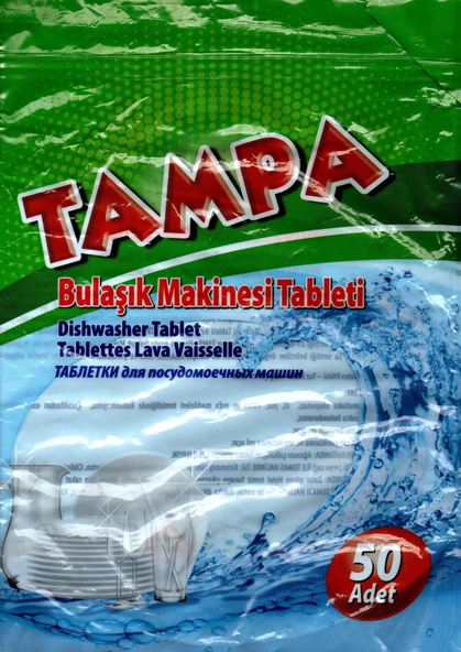 TAMPA Bulaşık Makinesi Tableti   100 Ad.