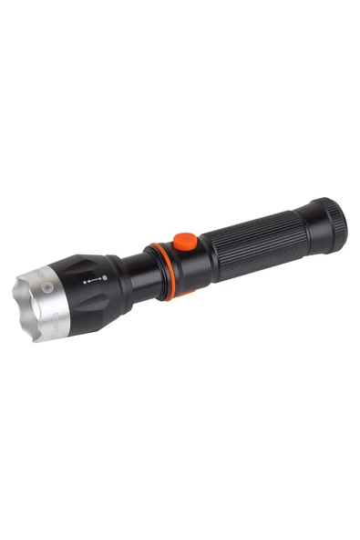 Ledvace Led Tactic 5W 6500K 60-100-300lm IP22 5 Farklı Mod Beyaz Işık Şarjlı El Feneri - 2