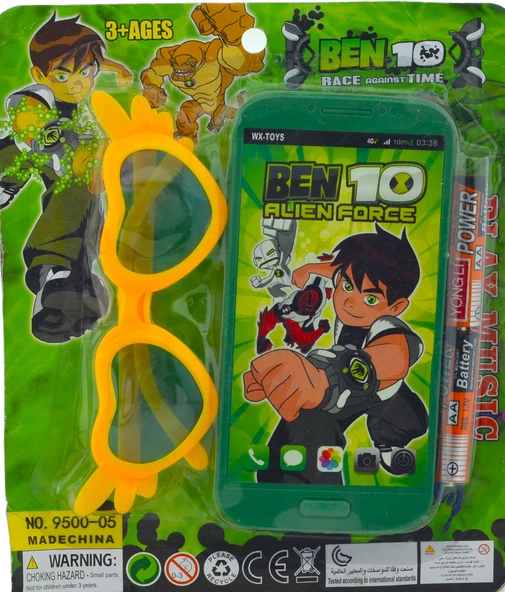 BEN 10 ALIEN Fores Müzikli Gözlüklü Pilli Oyuncak