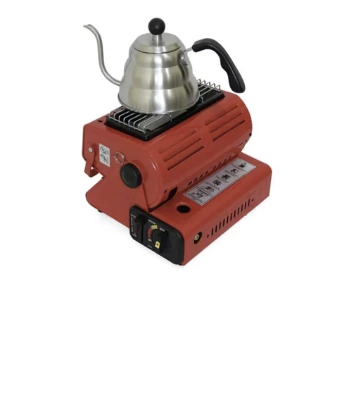 Big Fire Ocak Olabilen Maxi Portatif Kamp Sobası KIRMIZI - 3