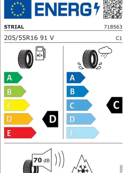 205/55R16 91V ALL SEASON STRIAL - 2