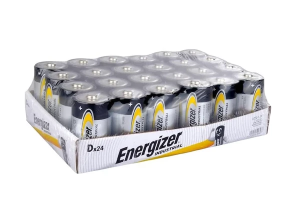 Energizer Alkaline Industrial 24'lü D Boy Pil