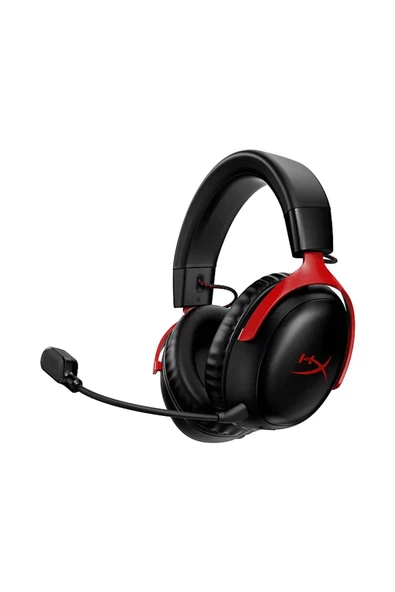 HyperX Cloud III 7.1 77Z46AA Siyah-Kırmızı Kablosuz Mikrofonlu Kulak Üstü Oyuncu Kulaklığı