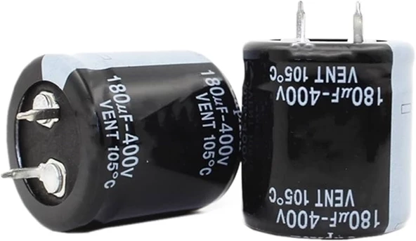 180uf 400V Elektrolitik Kondansatör - 25x40mm - 7