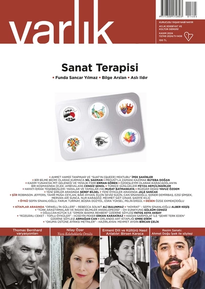 Varlık Dergisi 1406.Sayı Kasım 2024 ürün görseli 1