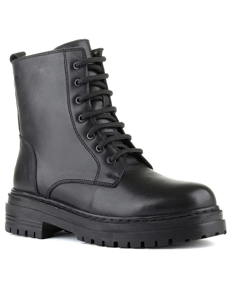 M.P. 242-4584 Zn Kadın Siyah Deri Bot - 2