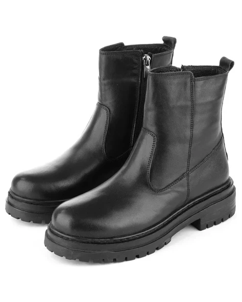 M.P. 242-4588 Zn Kadın Siyah Deri Bot - 4