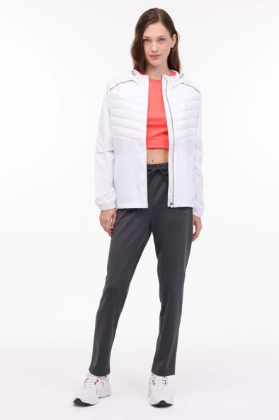 Lumberjack WL Gınny 8TRF012-S 4PR Kadın Yağmurluk Beyaz XS-XL - 3