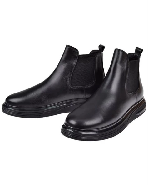 Voyager 6972 Erkek Siyah Nata (40-44) Deri Bot - 4