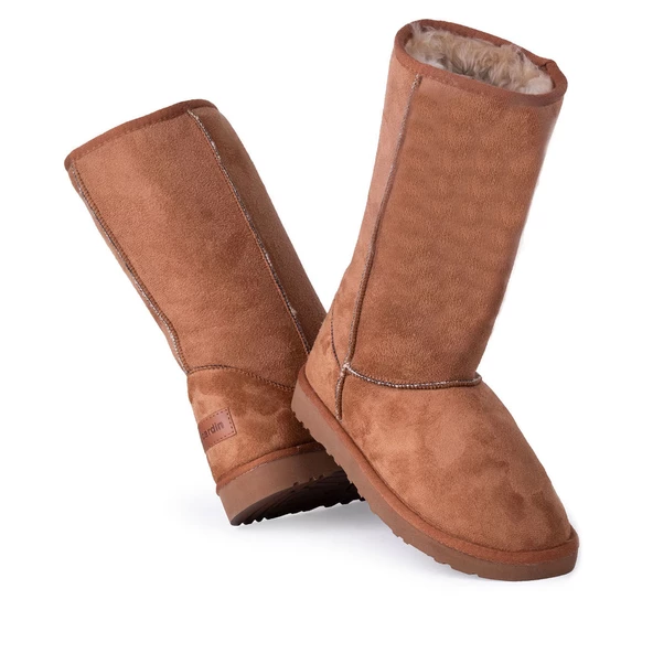 Pierre Cardin 52124 Kadın Uzun Nubuk Bot - 4