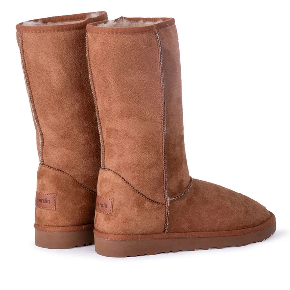 Pierre Cardin 52124 Kadın Uzun Nubuk Bot - 3