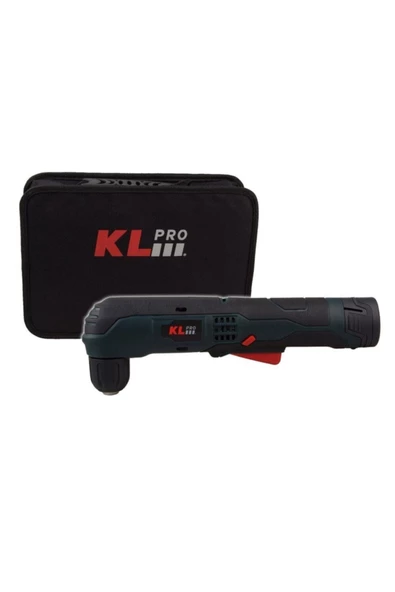 KLPRO  Kablosuz Kldam1020 10,8volt/2.0ah Li-ion Çift Akülü Profesyonel Dik Açılı Matkap Anahtarsız 0 - 2 m