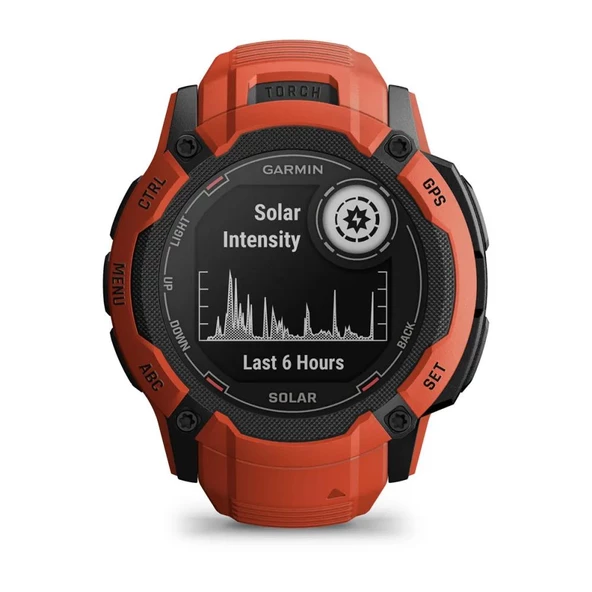 Garmin Instinct 2X Solar Kırmızı Multisport Akıllı Saat