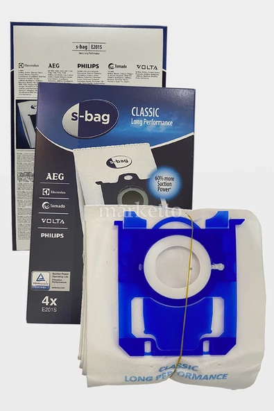 Electrolux EUS8ANIMAT Ultra Silencer Uyumlu Süpürge Toz Torbası 4 Adet