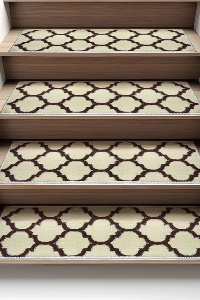 Dikdörtgen Dokuma Merdiven Halısı Kendinden Yapışkanlı - Resim 2