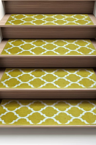 Dikdörtgen Dokuma Merdiven Halısı Kendinden Yapışkanlı - 2