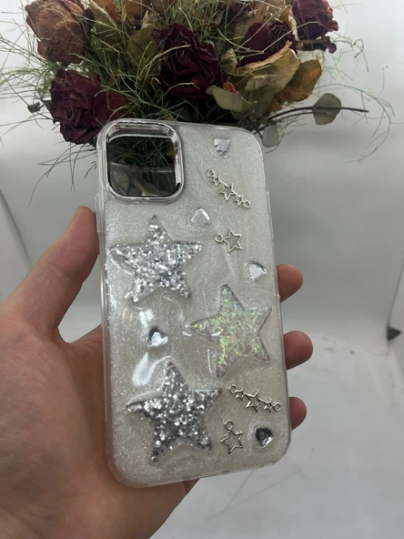 iPhone 12-12 Pro Luxe White Case Star