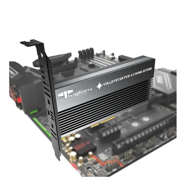 BIGBOY  PCIe 4.0 x4 M.2 x4 Sogutuculu 1xNVMe Çevirici Ünite - 2