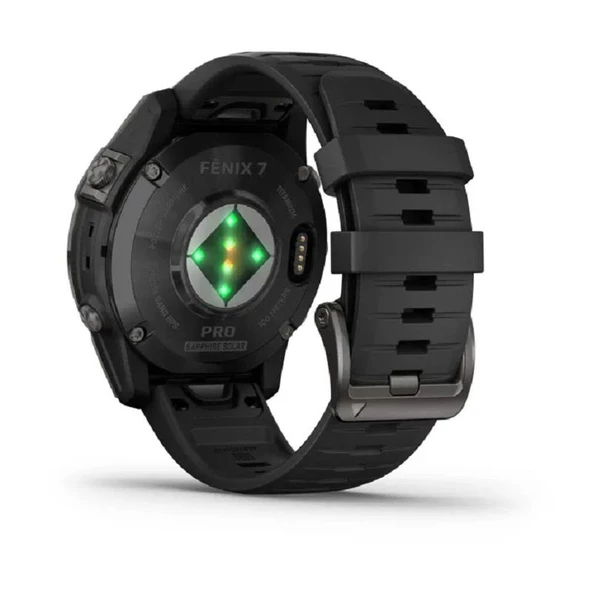 Garmin Fenix 7 Pro Sapphire Solar Edition Karbon Gri DLC Titanyum-Siyah Kayışlı (GARMİN TÜRKİYE GARANTİLİ) - 5