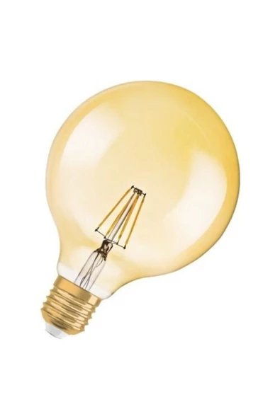 Osram Led Globe Flament 6.5W 2400K 720lm E27 Duy Gold Işık Ampul