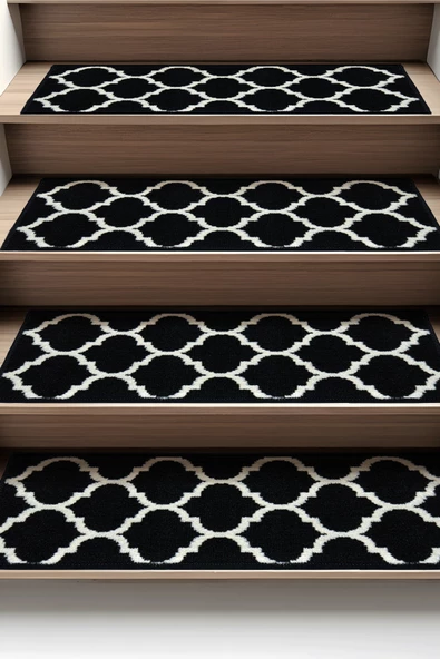 Dikdörtgen Dokuma Merdiven Halısı Kendinden Yapışkanlı - Resim 2