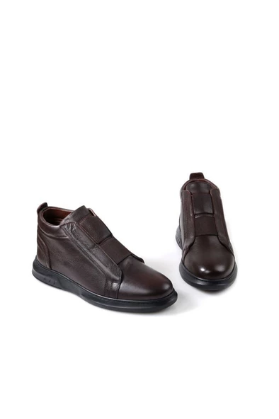 Goes 1218 Hakiki Deri Bağcıksız Termal Erkek Bot - 12